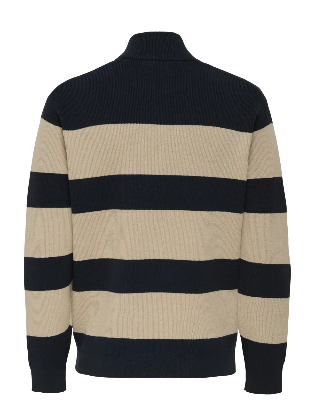 ONLY & SONS - ONSPHIL REG 12 STRUC HALF ZIP KNIT NOOS - pullover mit halbem reißverschluss - dark navy - 1
