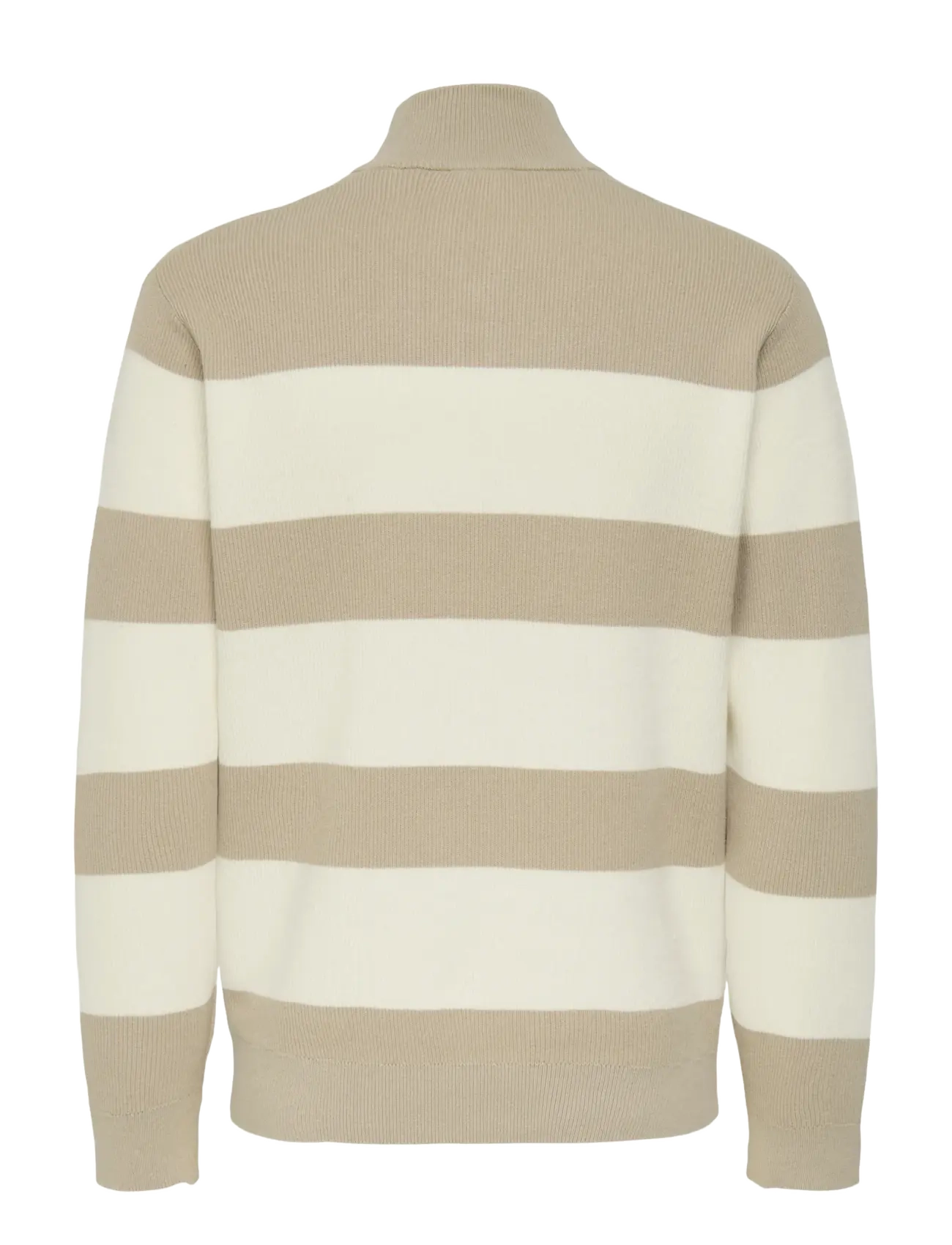 ONLY & SONS - ONSPHIL REG 12 STRUC HALF ZIP KNIT NOOS - tõmblukk-kaelusega džemprid - silver lining - 1