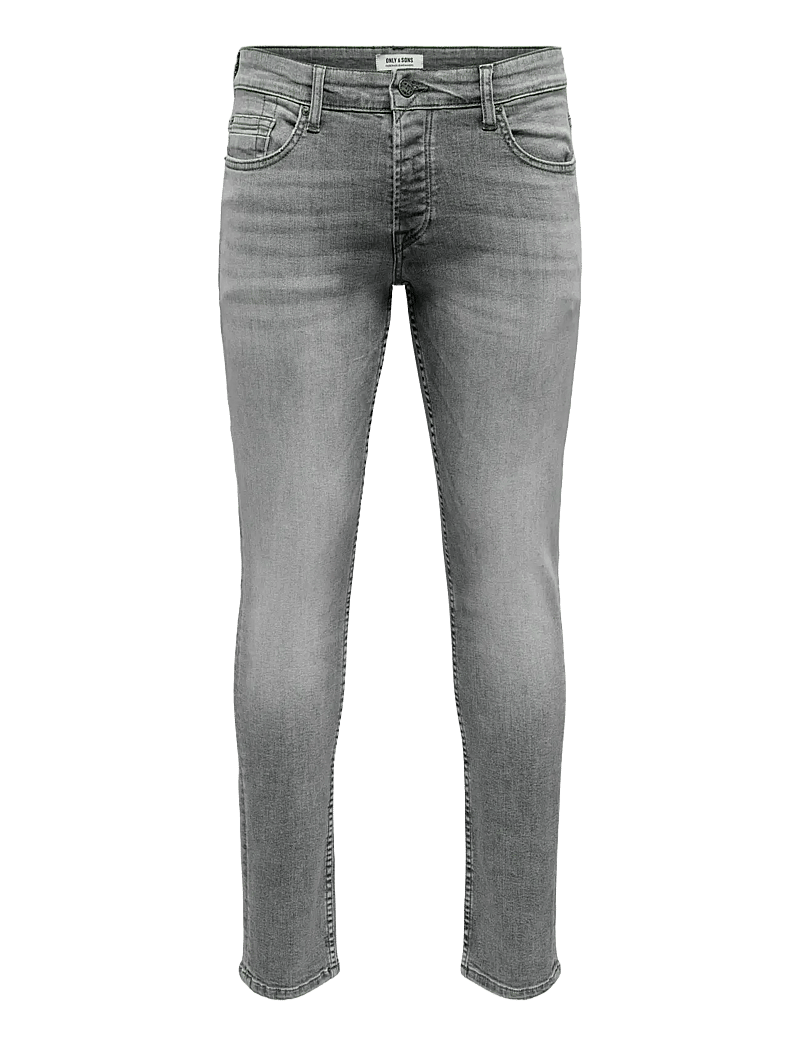 ONLY & SONS - ONSLOOM SLIM GREY 3227 DCC DNM NOOS - slim jeans - grey denim - 1