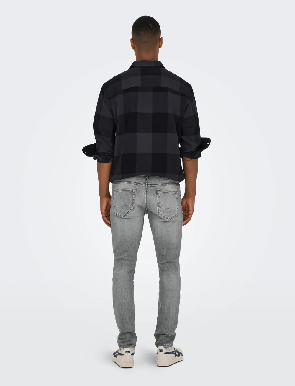 ONLY & SONS - ONSLOOM SLIM GREY 3227 DCC DNM NOOS - slim jeans - grey denim - 3