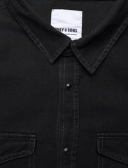 ONLY & SONS - ONSBANE 3247 DNM SHIRT NOOS - denim shirts - dark grey denim - 2