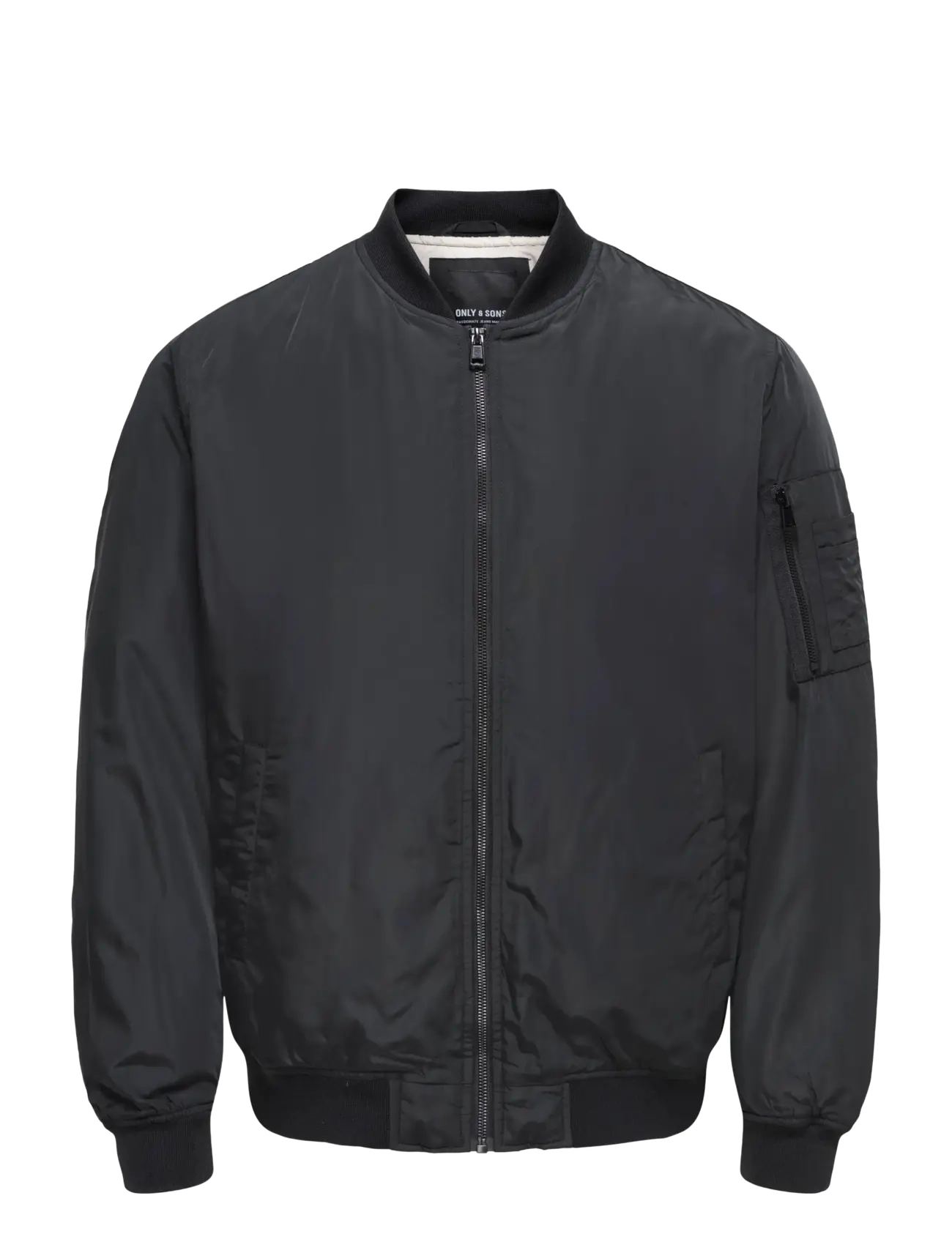 ONLY & SONS ONSJOSHUA BOMBER OTW VD - Vaatteet - BLACK / black