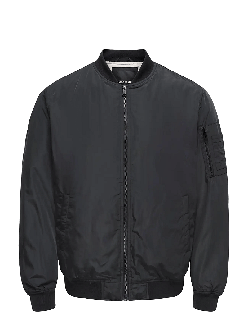 ONLY & SONS - ONSJOSHUA BOMBER OTW - forårsjakker - black - 1
