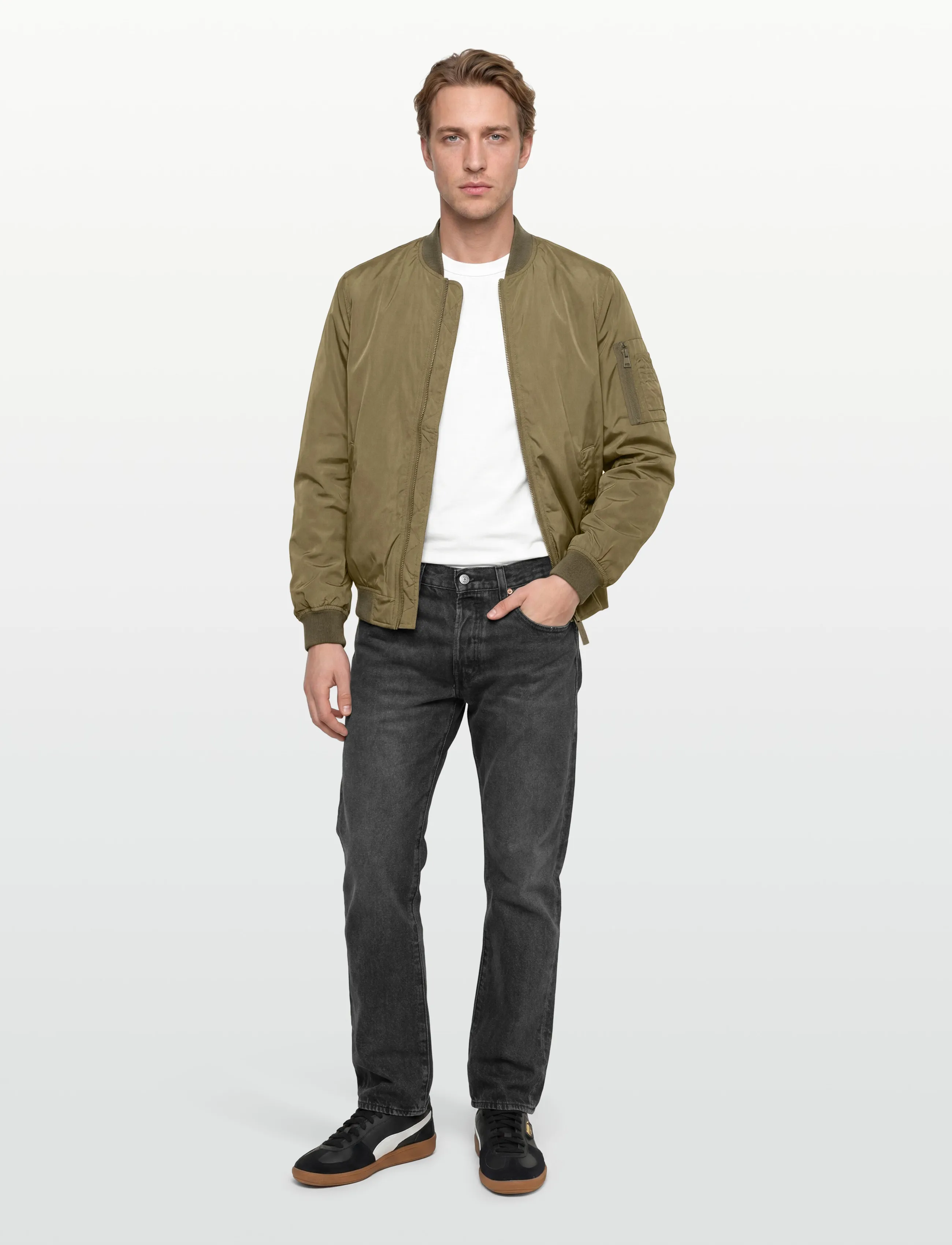 ONLY & SONS ONSJOSHUA BOMBER OTW - Kurtki wiosenne - OLIVE NIGHT / khaki/green