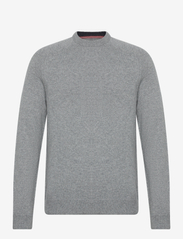 ONLY & SONS - ONSEDWARD REG 7 WOOL CREW KNIT - basic knitwear - dark grey melange - 0