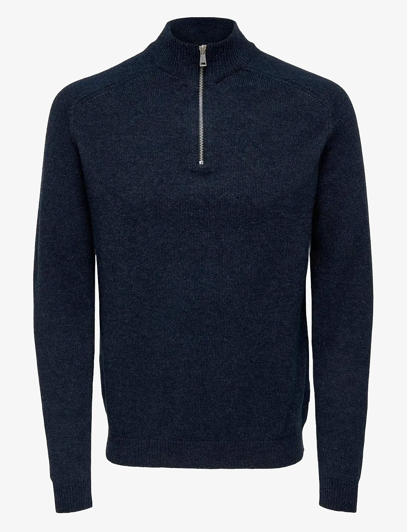ONLY & SONS - ONSEDWARD REG 7 WOOL HALF ZIP KNIT CS - half zip-tröjor - dark navy - 0
