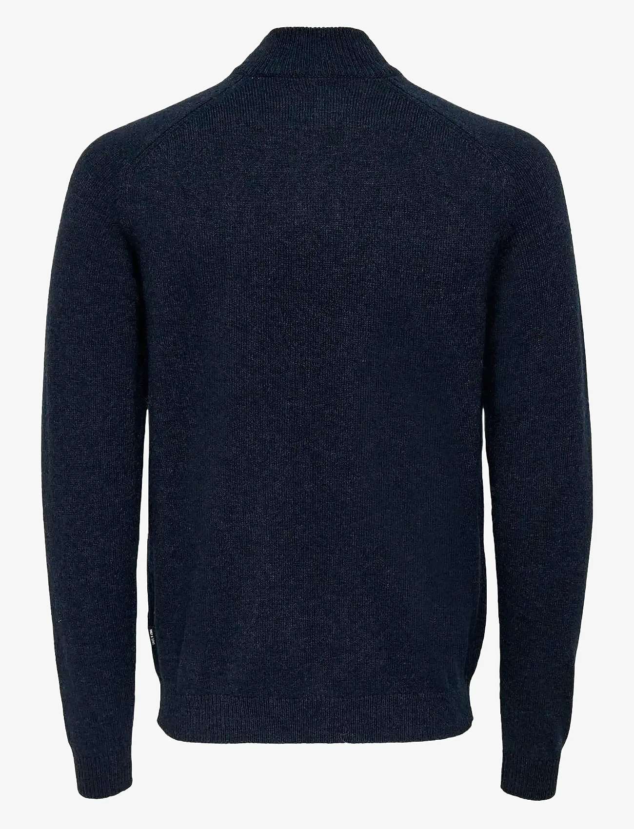 ONLY & SONS - ONSEDWARD REG 7 WOOL HALF ZIP KNIT CS - half zip-tröjor - dark navy - 1