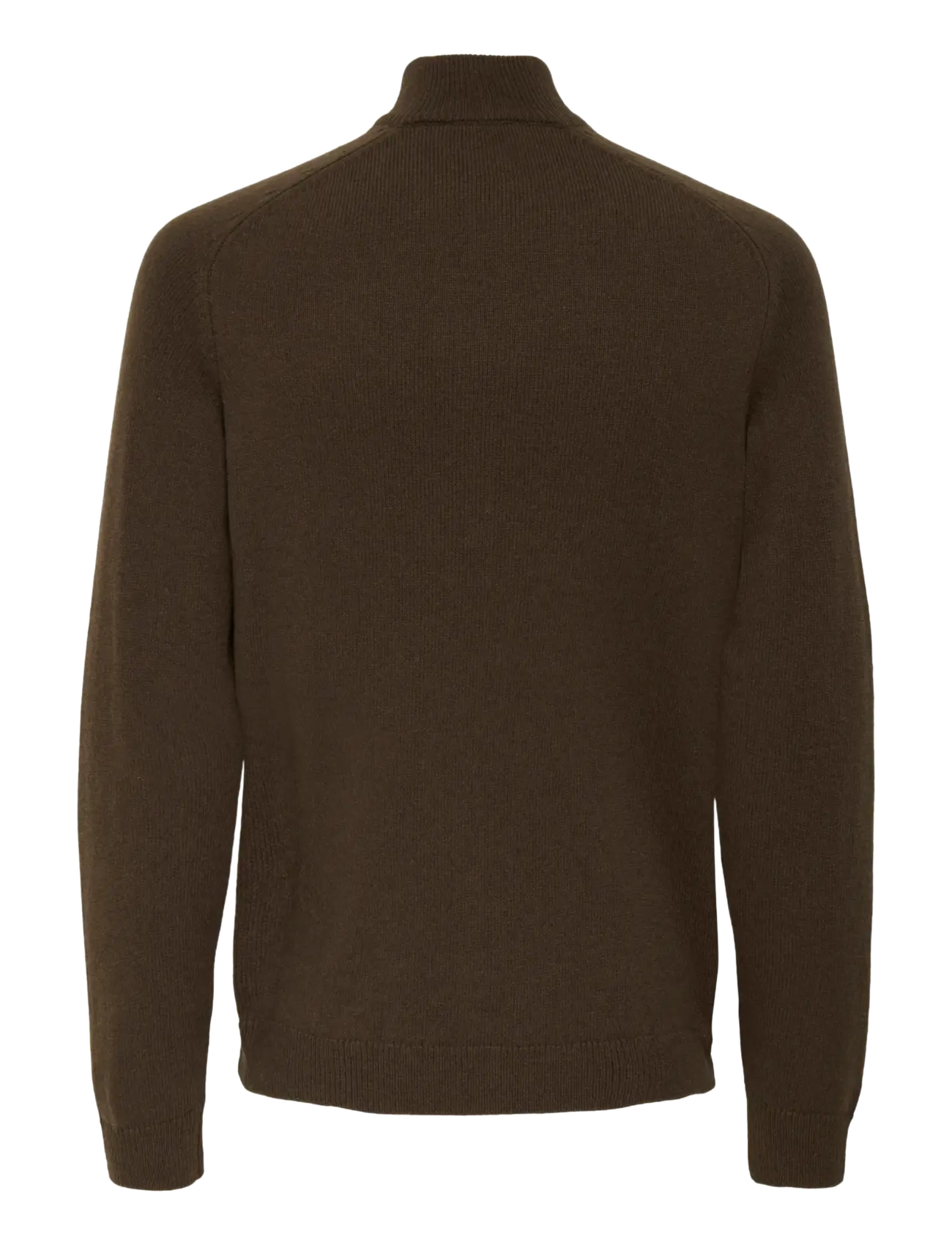 ONLY & SONS - ONSEDWARD REG 7 WOOL HALF ZIP KNIT CS - halfzip strik - demitasse - 1