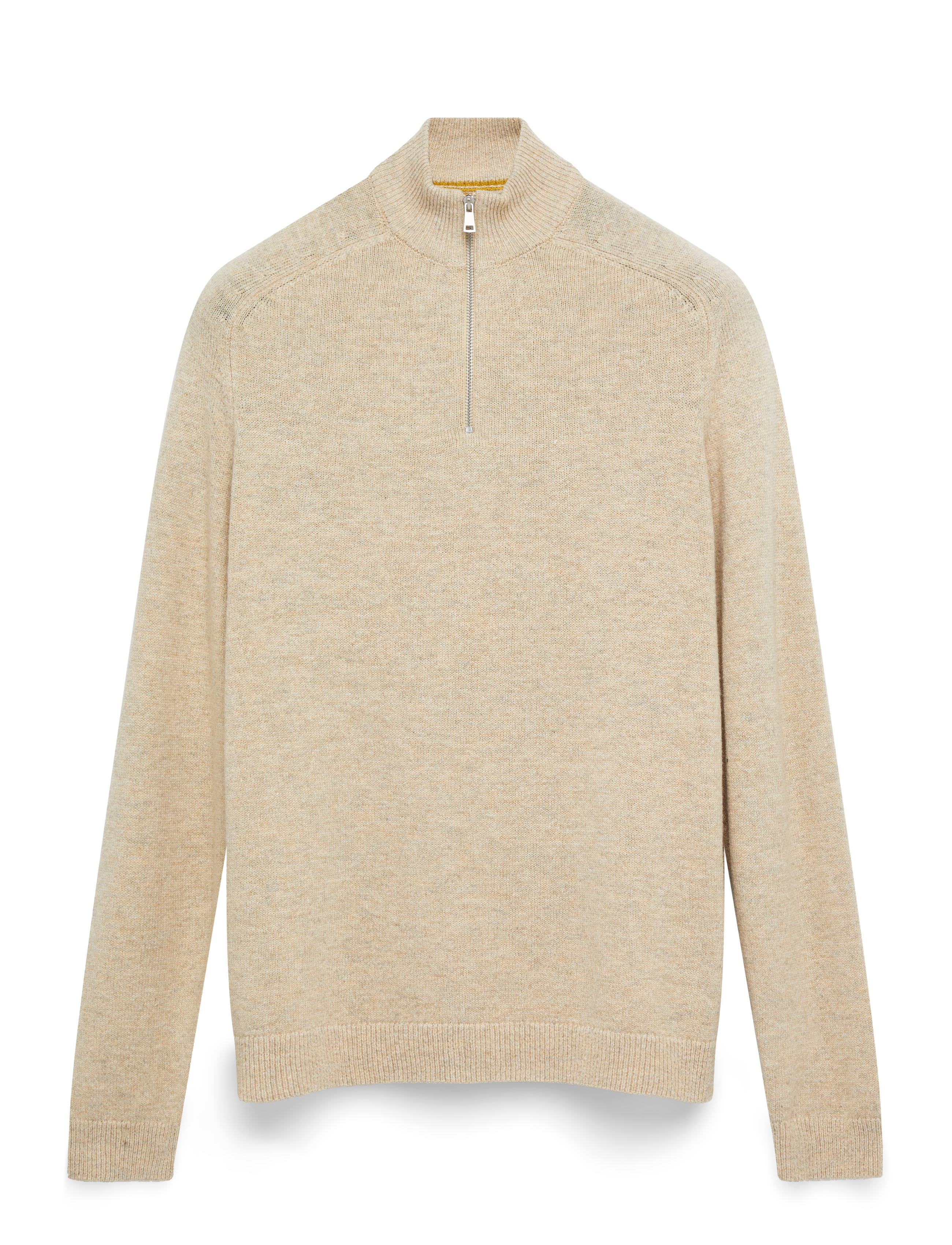 ONLY & SONS Onsedward Reg 7 Wolle Half Zip Knit Cs Beige - M - Herren