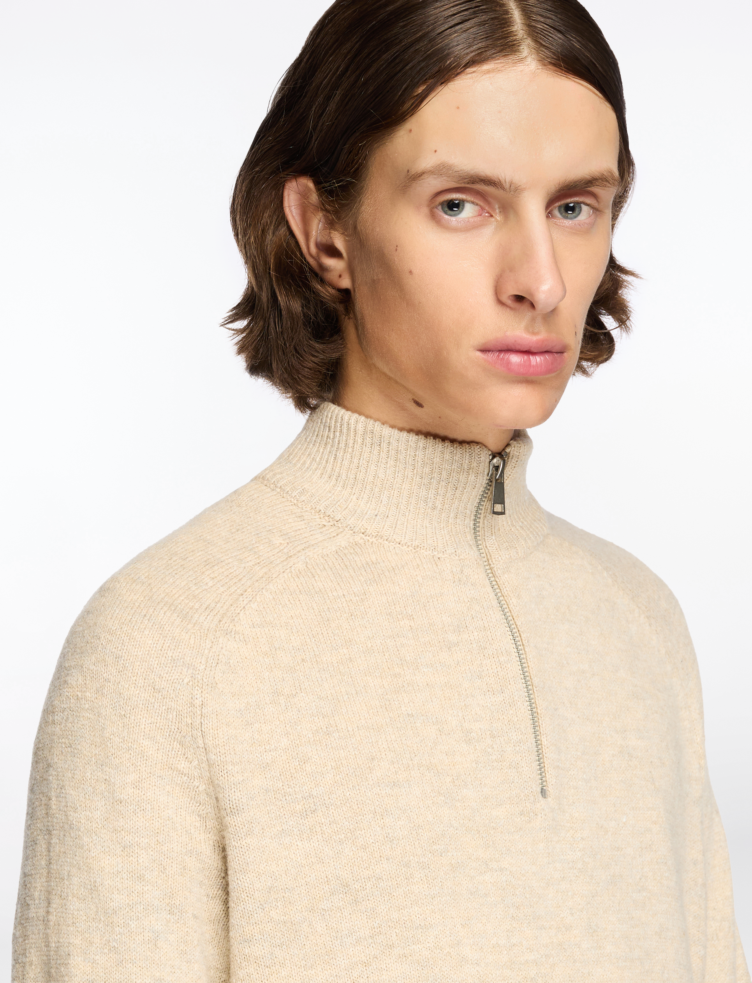 ONLY & SONS Onsedward Reg 7 Wool Half Zip Knit Cs stickade tröjor herr – bild 7