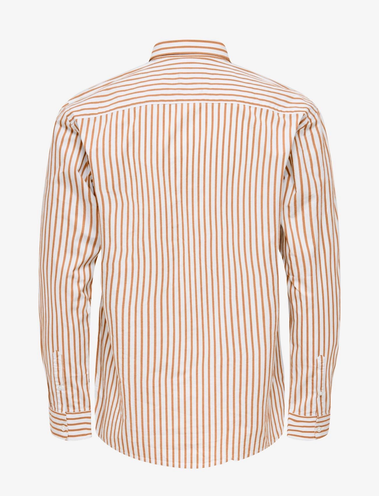 ONLY & SONS - ONSCAPE L/S STRIPE REG SHIRT FW - star white - 1