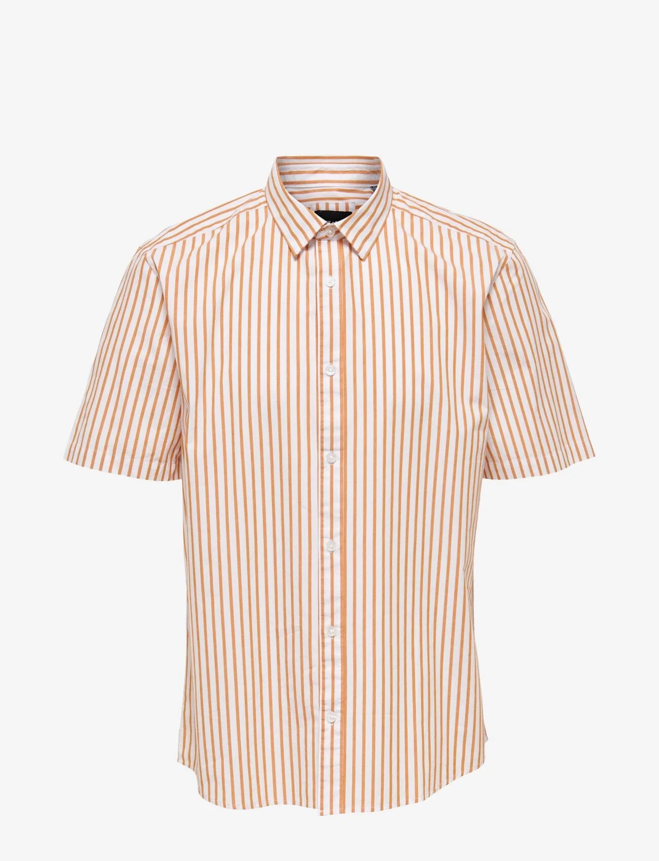 ONLY & SONS - ONSCAPE S/S STRIPE REG SHIRT FW - lowest prices - star white - 0