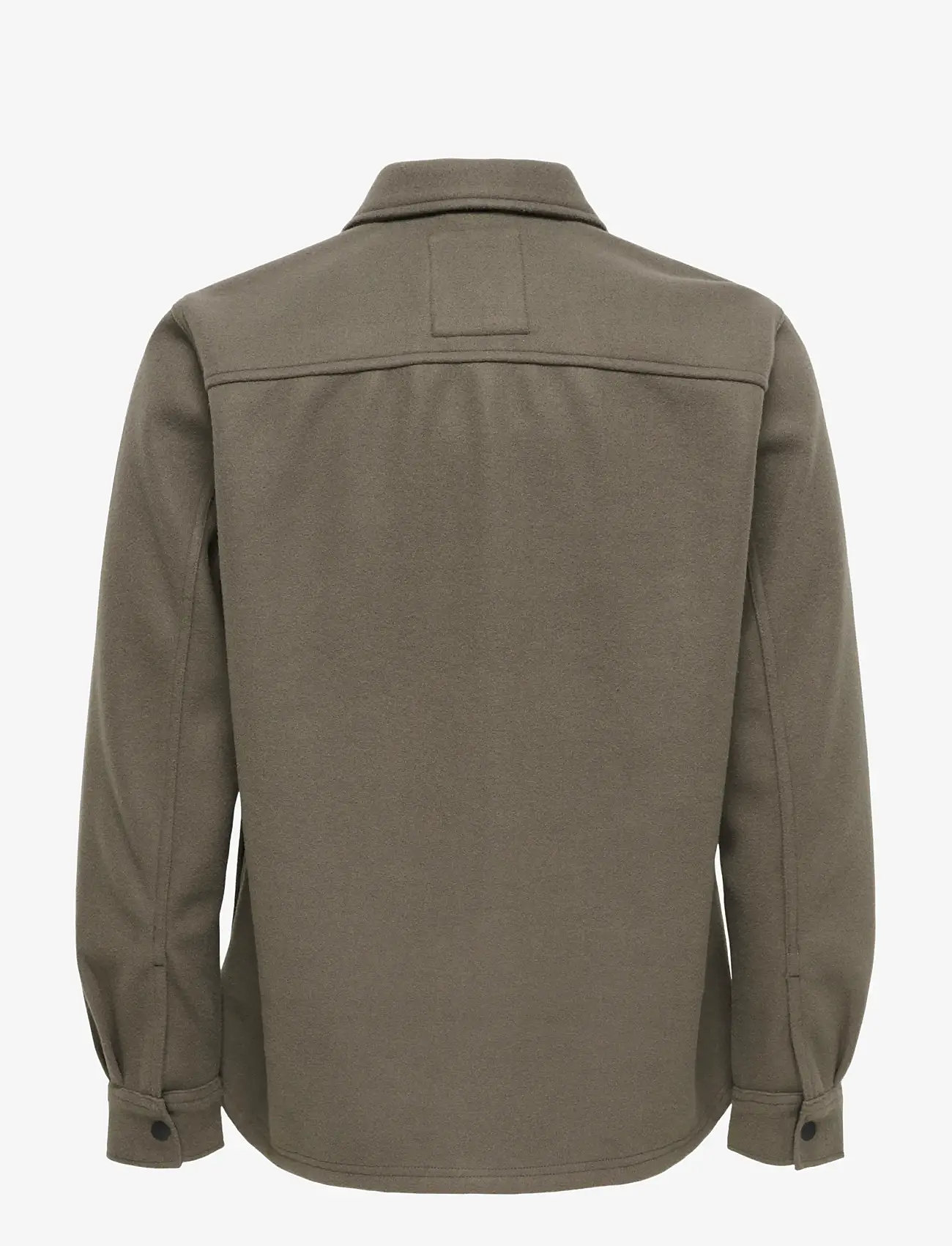 ONLY & SONS - ONSASH OVR WOOLEN LOOK PKT LS SHIRT NOOS - winterjacken - bungee cord - 2