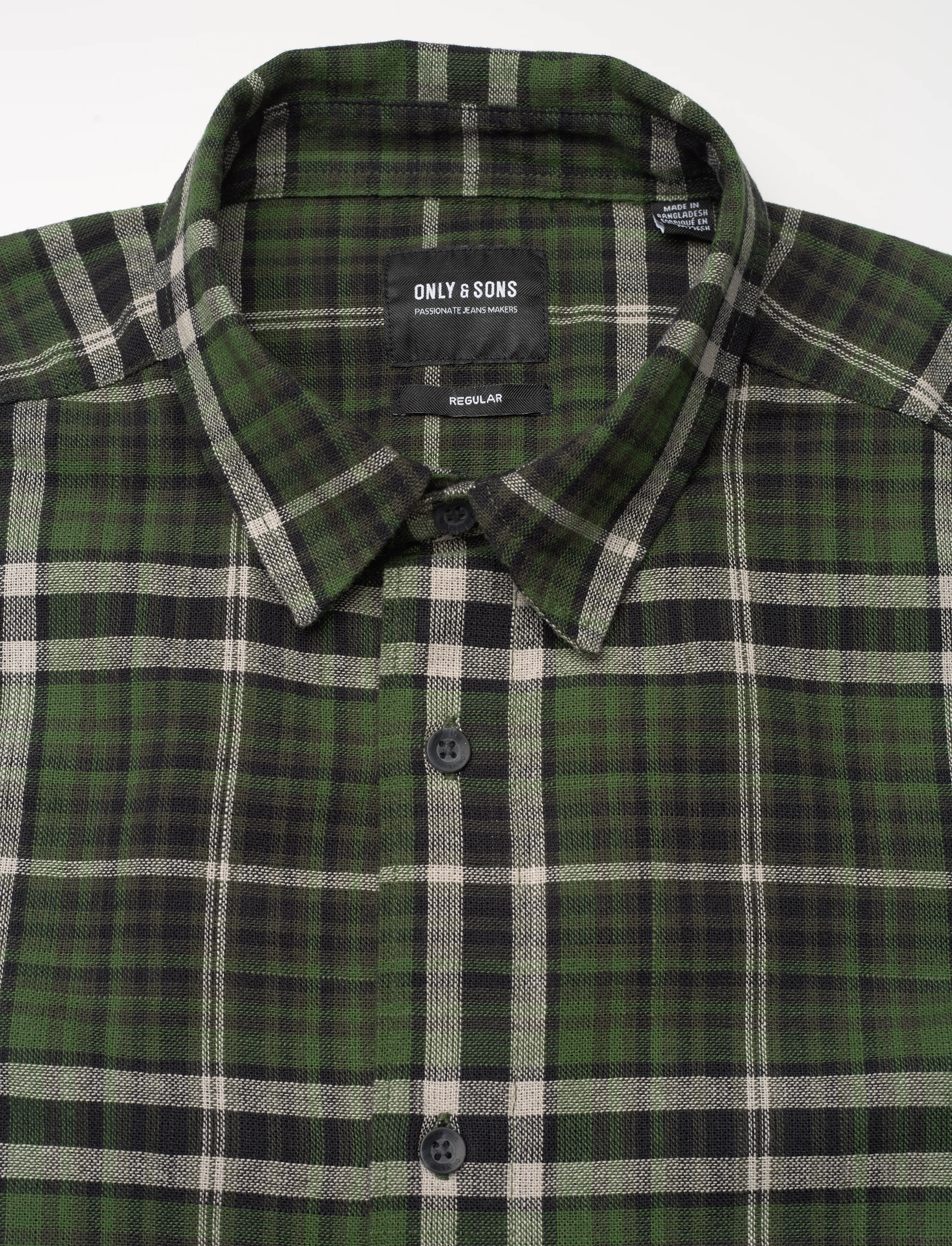 ONLY & SONS - ONSKIT REG STRUC CHECK LS SHIRT - douglas fir - 2