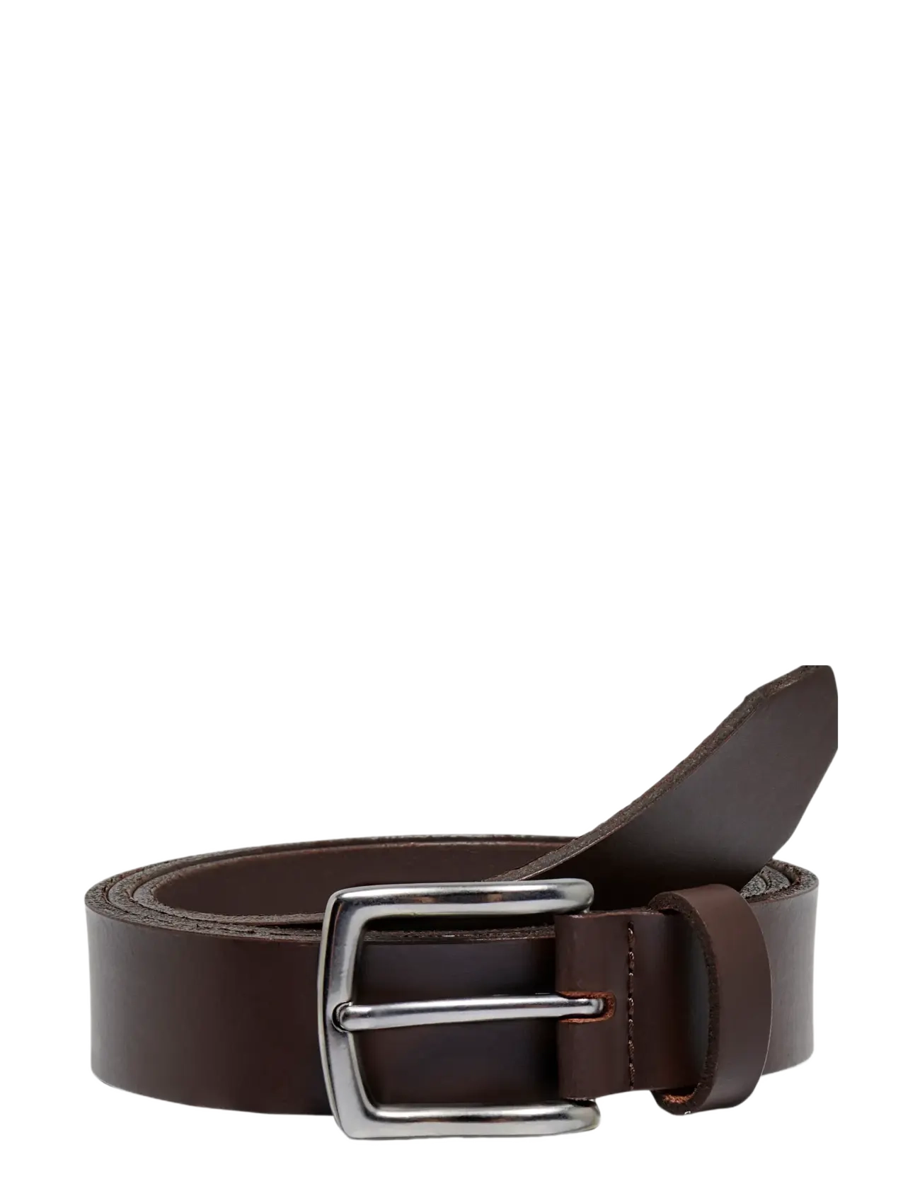 ONLY & SONS ONSBOON SLIM LEATHER BELT NOOS - Asusteet - BROWN STONE / brown