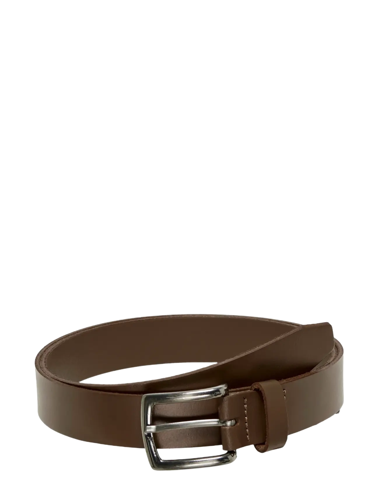 ONSBOON SLIM LEATHER BELT NOOS - COGNAC
