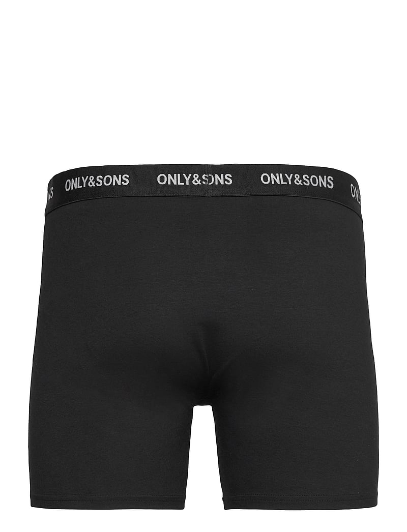 ONLY & SONS - ONSFITZ SOLID BLACK BOXER 3PACK NOOS - bokserid - black - 3