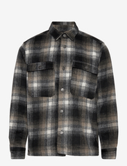ONLY & SONS - ONSBAZ OVR PKT BRUSH CHECK LS SHIRT BLUE - mehed - canteen - 0