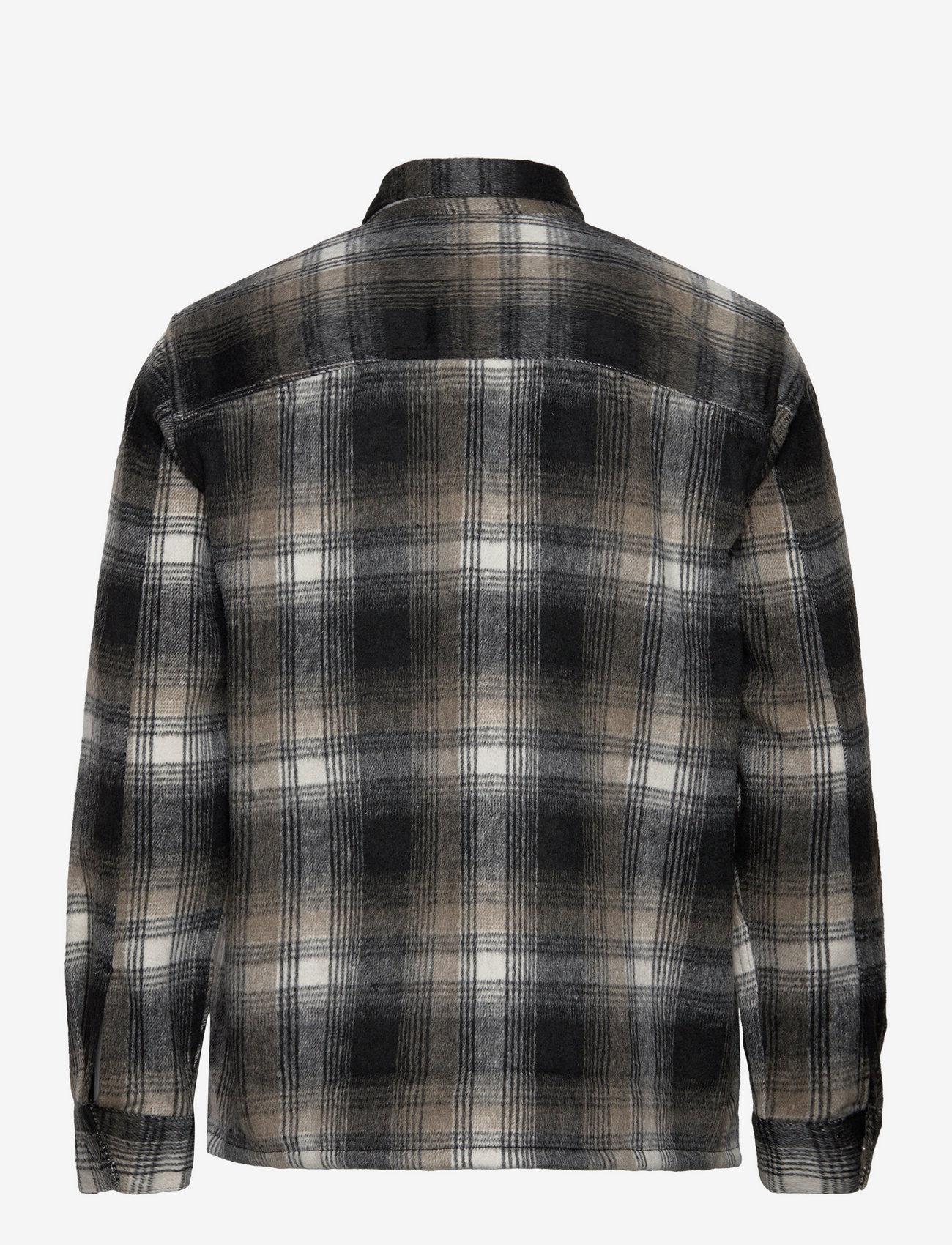 ONLY & SONS - ONSBAZ OVR PKT BRUSH CHECK LS SHIRT BLUE - vyrams - canteen - 1