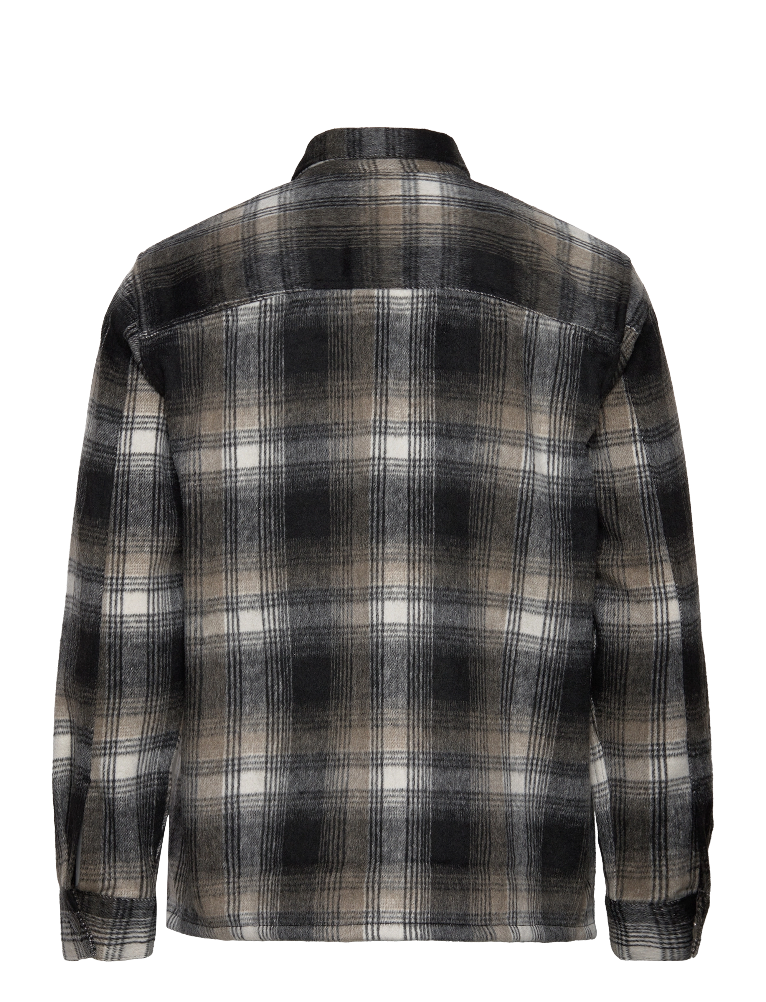 ONLY & SONS - ONSBAZ OVR PKT BRUSH CHECK LS SHIRT BLUE - canteen - 1