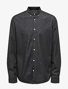 ONSDAY REG BTN DOWN CHAMBRAY LS SHIRT, ONLY & SONS