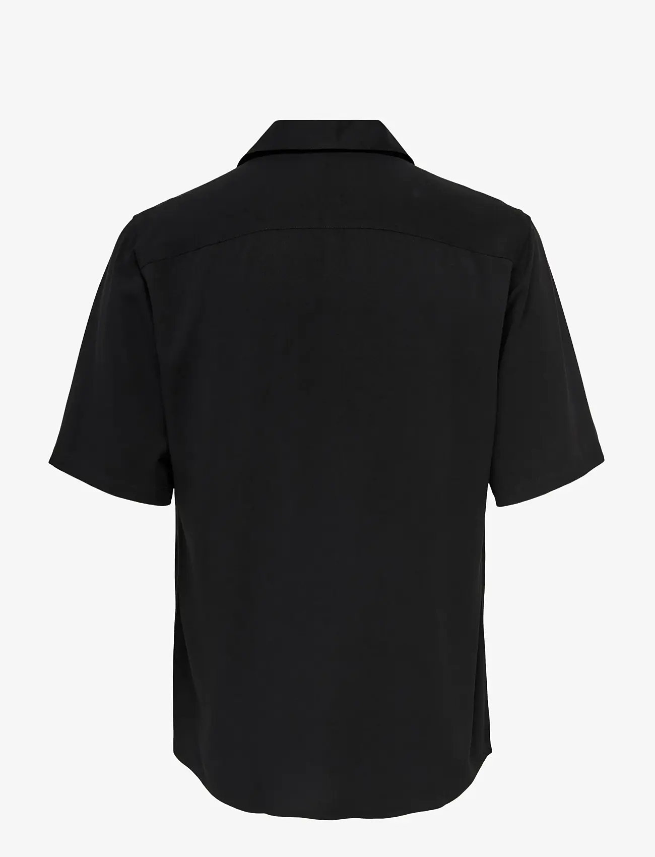 ONLY & SONS - ONSDASH LIFE REG RES SS 001 SHIRT NOOS - kurzarmhemden - black - 2
