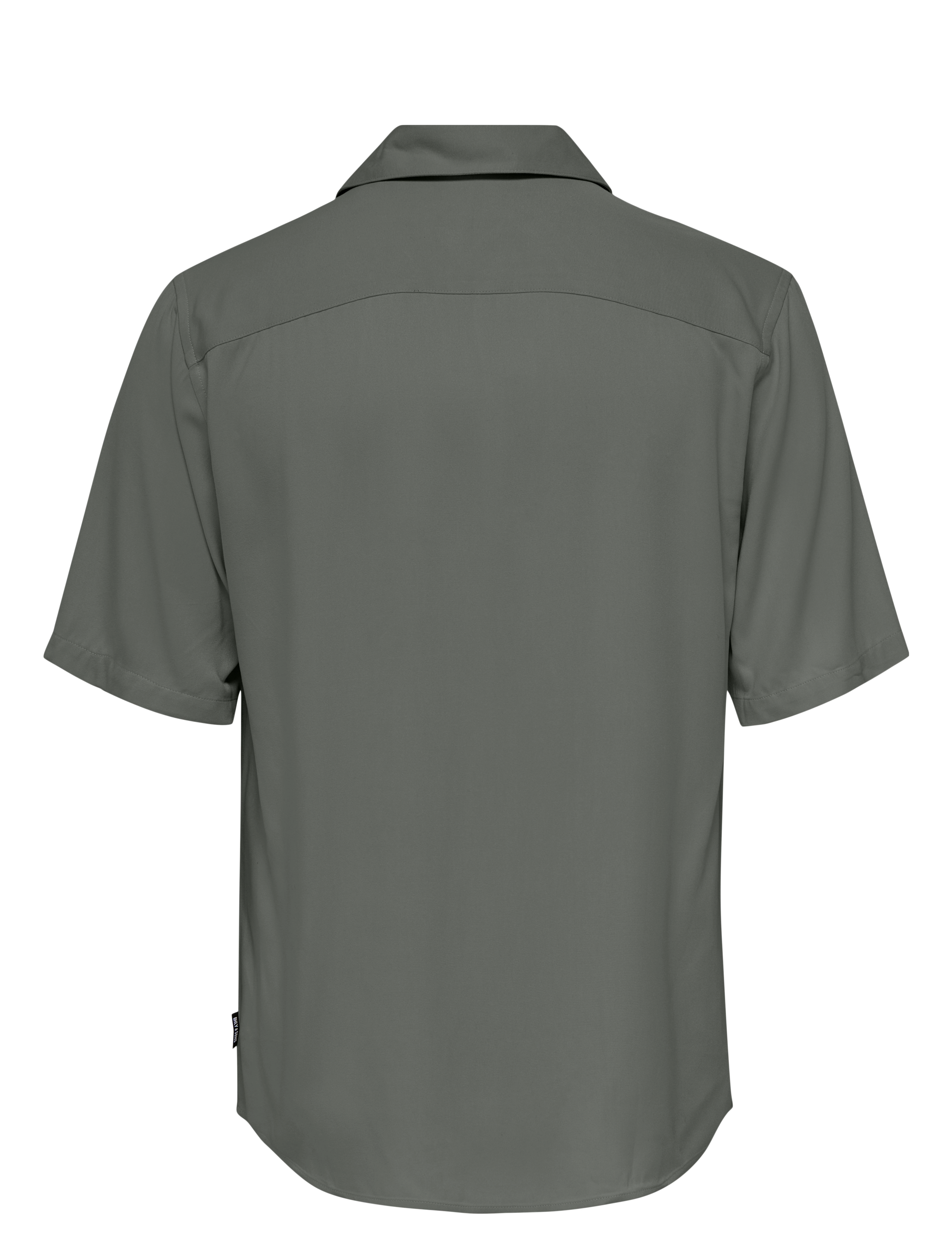 ONLY & SONS - ONSDASH LIFE REG RES SS 001 SHIRT NOOS - kortærmede skjorter - castor gray - 2