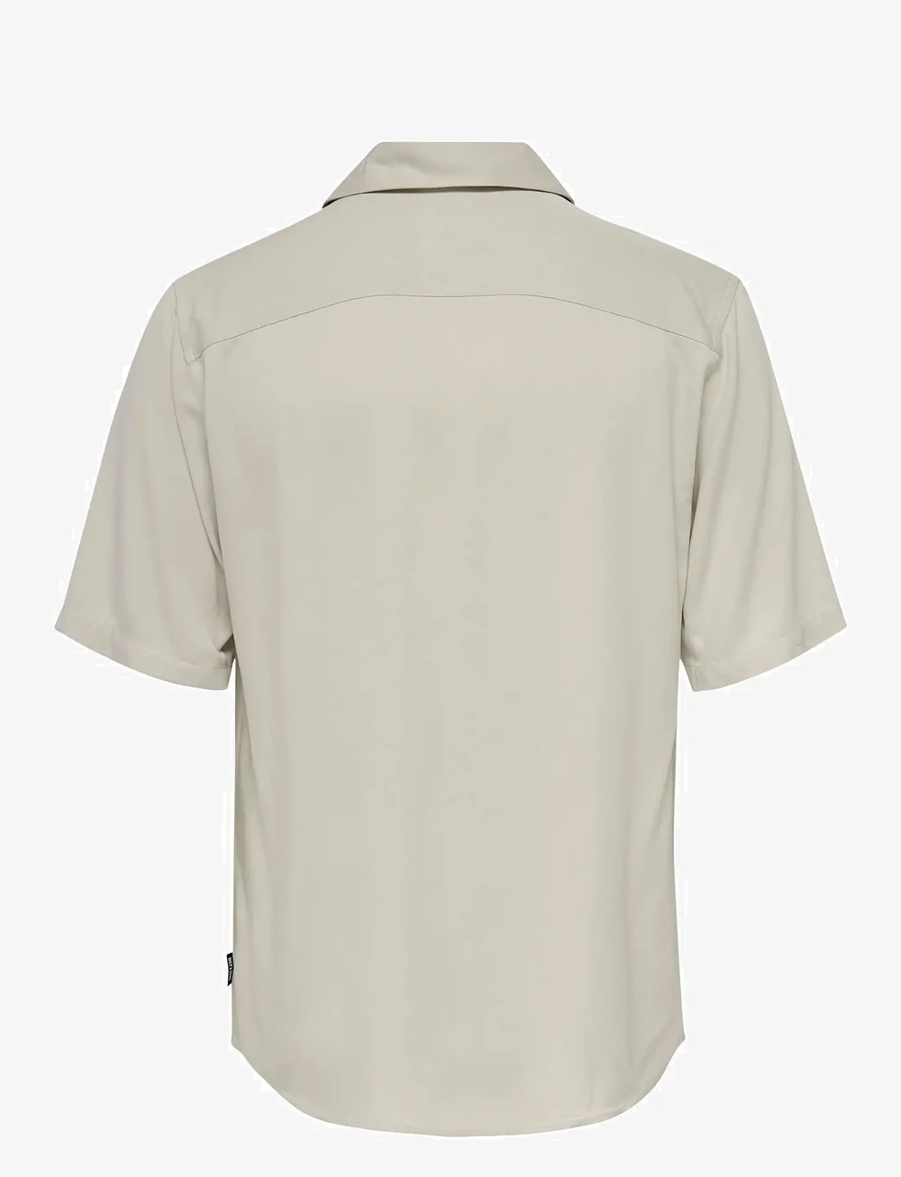 ONLY & SONS - ONSDASH LIFE REG RES SS 001 SHIRT NOOS - kortärmade skjortor - silver lining - 2