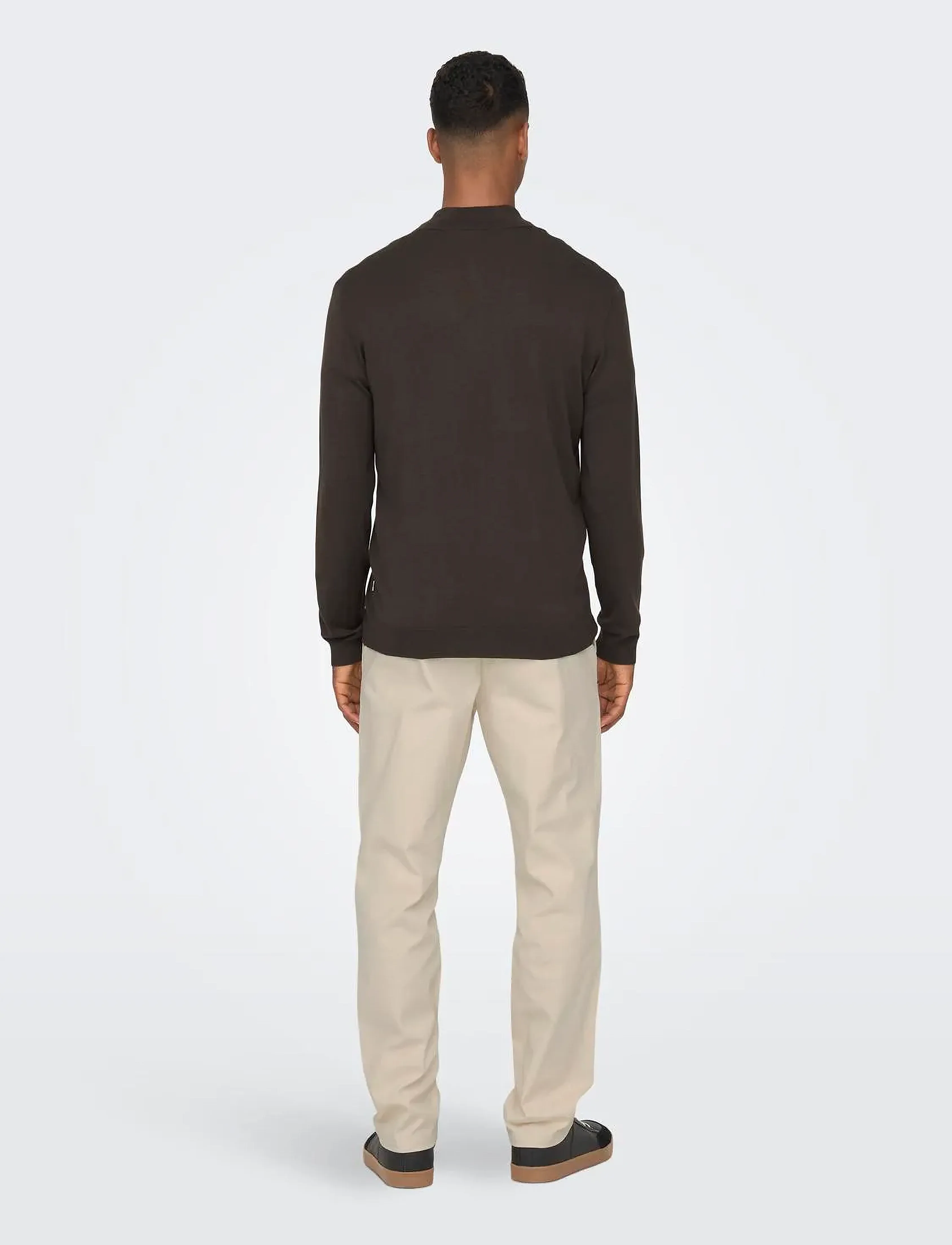ONLY & SONS - ONSEDGE-ED LOOSE 0073 PANT NOOS - laveste priser - ecru - 3