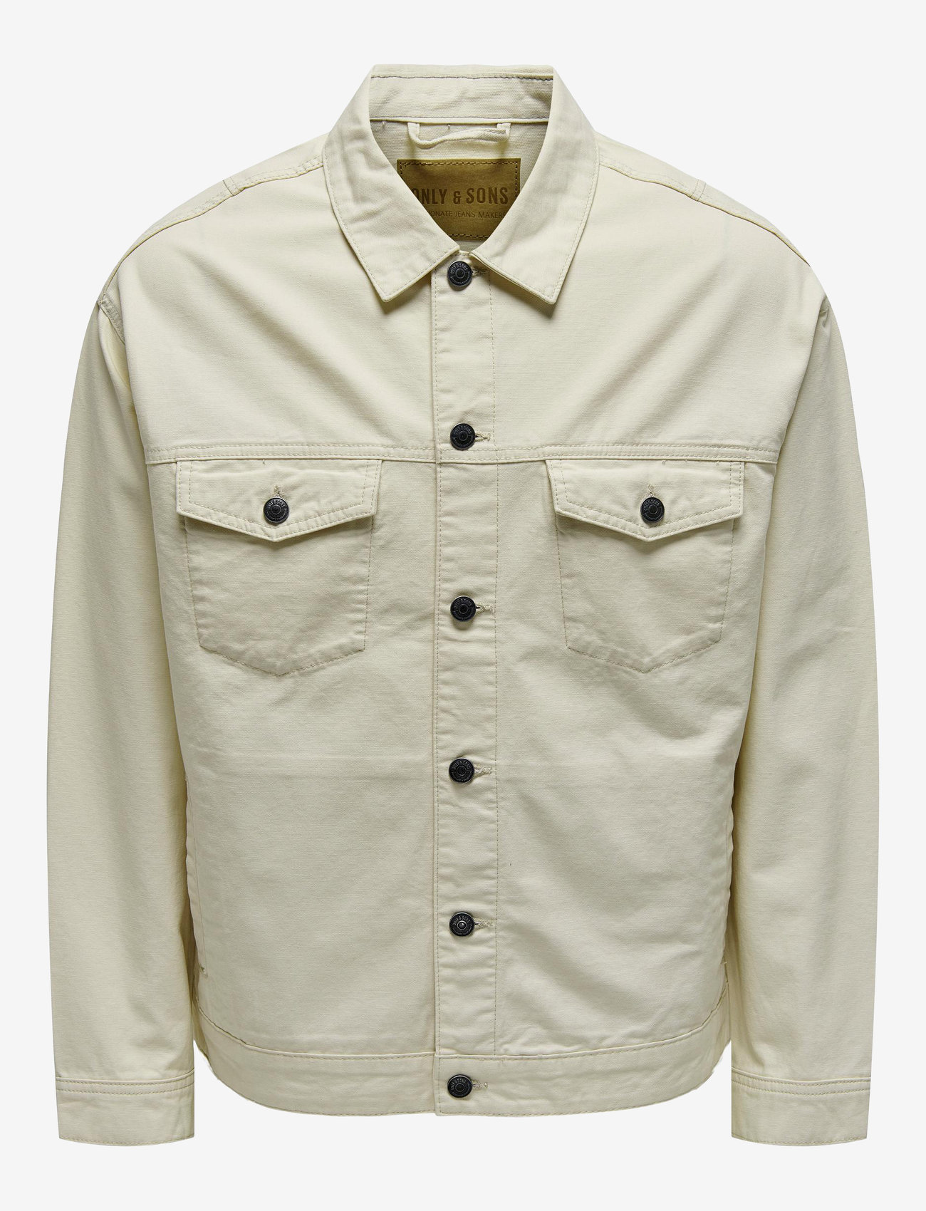 ONLY & SONS - ONSEND OVZ CANWAS 4470 JACKET - ecru - 0
