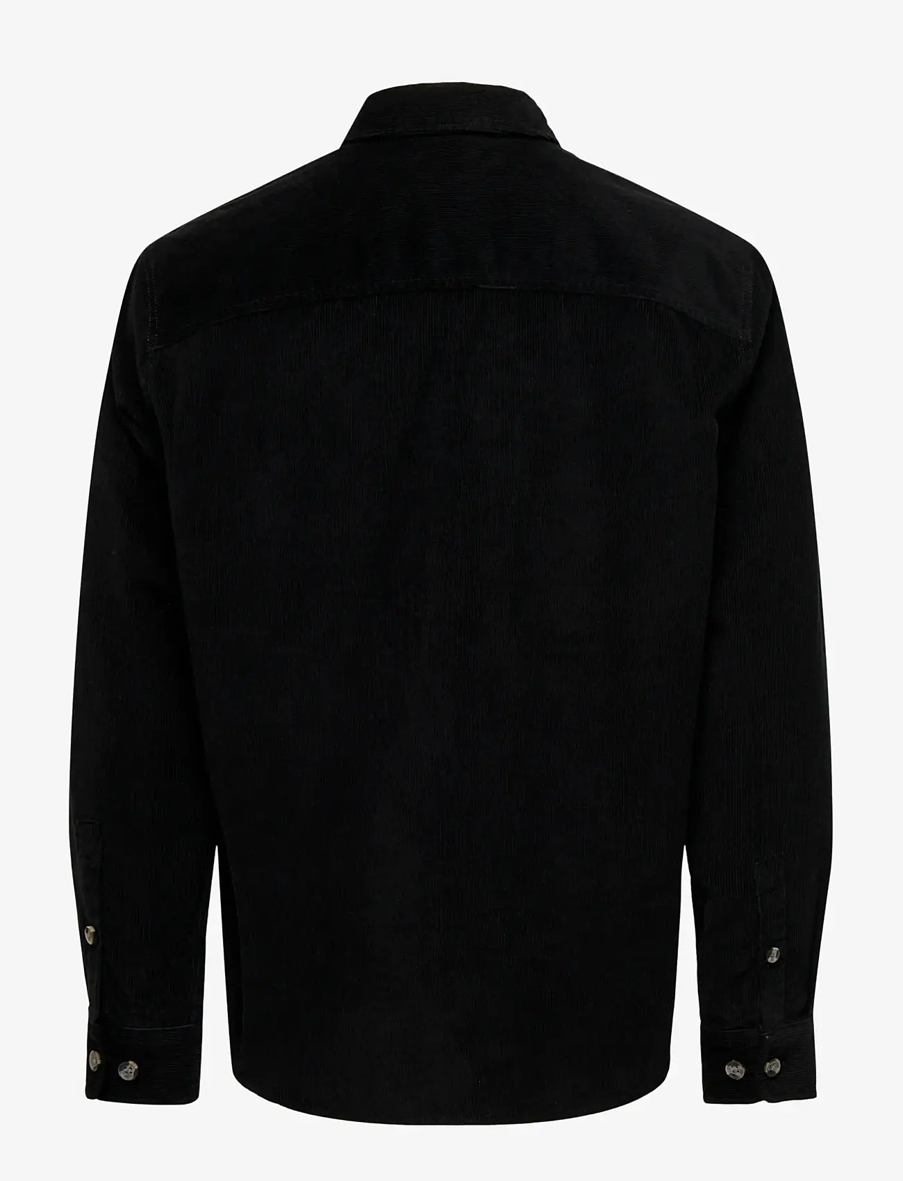 ONLY & SONS - ONSALP 2PKT WASHD CORD LS SHIRT OTL - corduroy shirts - black - 1