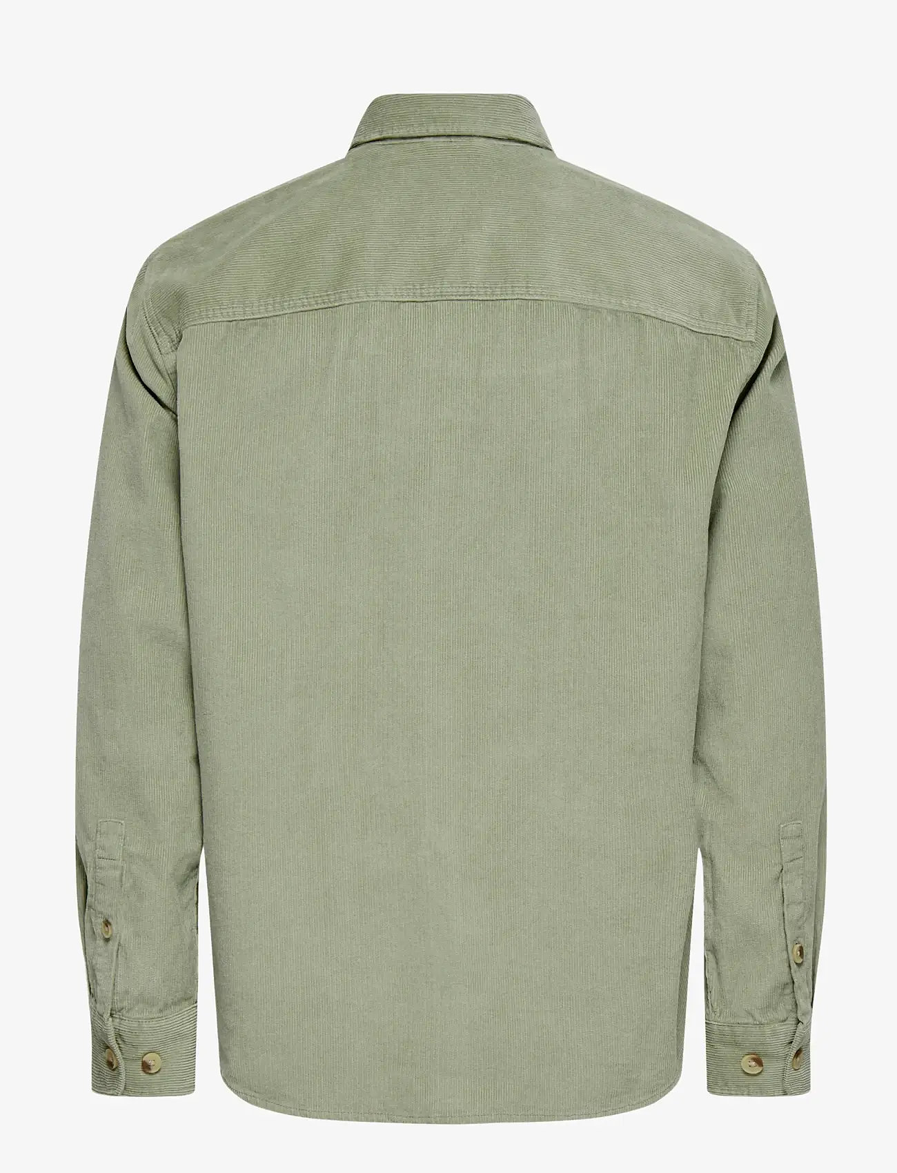 ONLY & SONS - ONSALP 2PKT WASHD CORD LS SHIRT OTL - manchesterskjortor - seagrass - 2