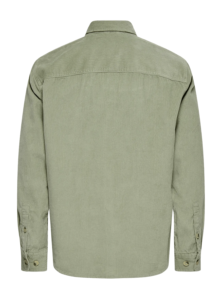 ONLY & SONS - ONSALP 2PKT WASHD CORD LS SHIRT OTL - fløjlsskjorter - seagrass - 2