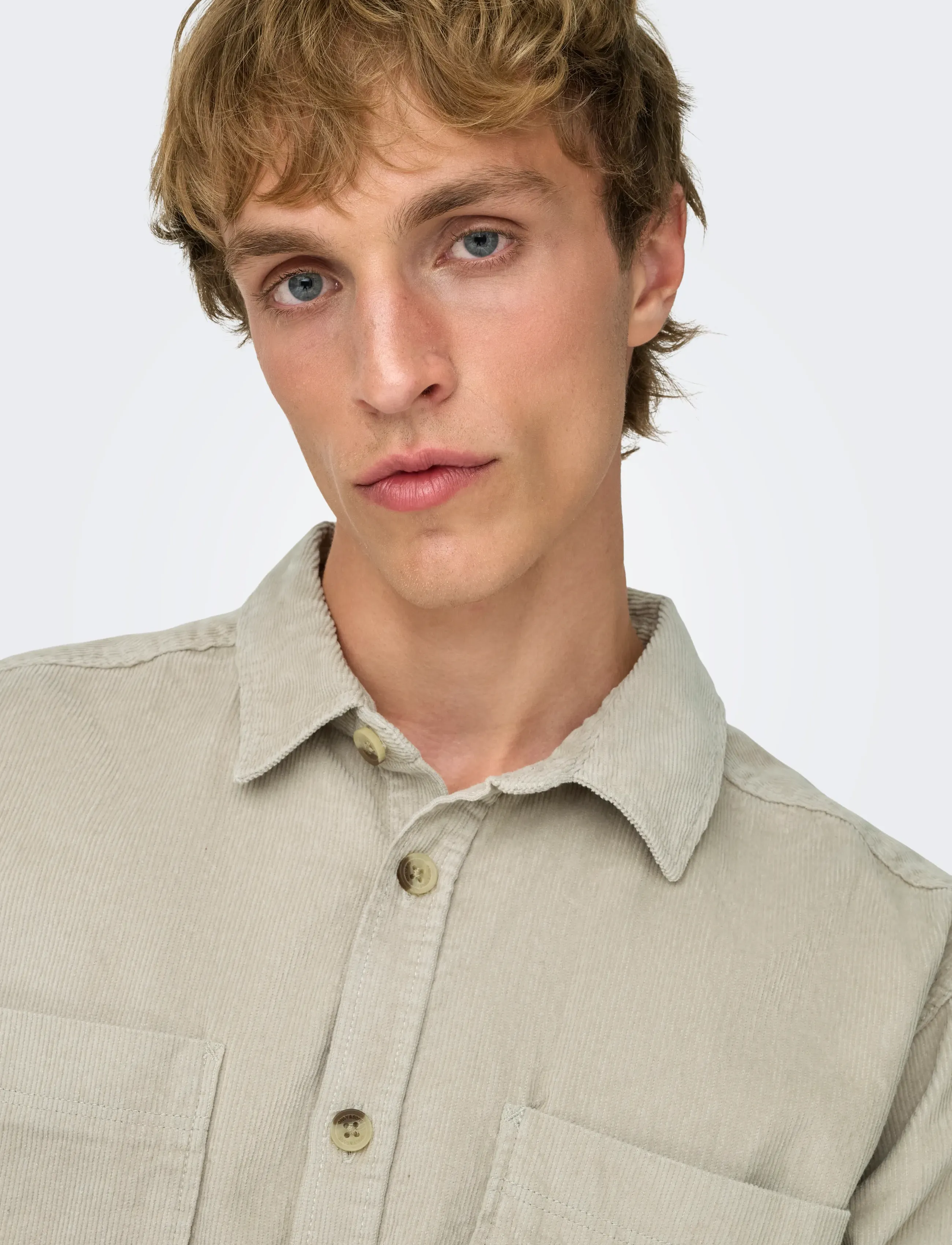 ONLY & SONS Onsalp 2Pkt Washd Cord Ls Shirt Noos skjortor & blusar herr – bild 6