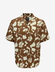 ONLY & SONS - ONSDASH LIFE REG VISC AOP SS SHIRT NOOS - lowest prices - dachshund - 0