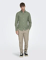 ONLY & SONS - ONSMARK TAP 0011 COTTON LINEN PNT - chino's - chinchilla - 5