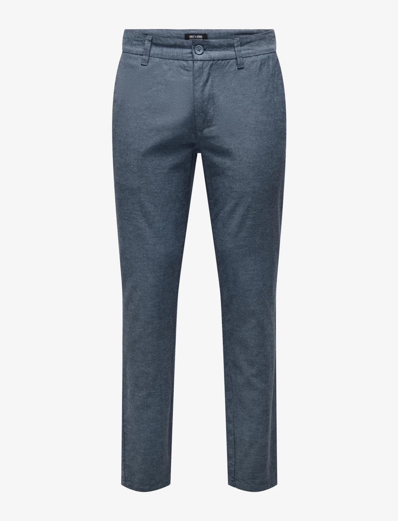 ONLY & SONS - ONSMARK TAP 0011 COTTON LINEN PNT - chinos - dark navy - 0