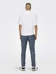 ONLY & SONS - ONSMARK TAP 0011 COTTON LINEN PNT - chinos - dark navy - 3