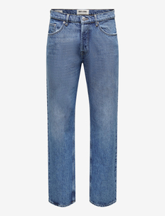 ONSEDGE LOOSE MID. BLUE 4939 JEANS, ONLY & SONS