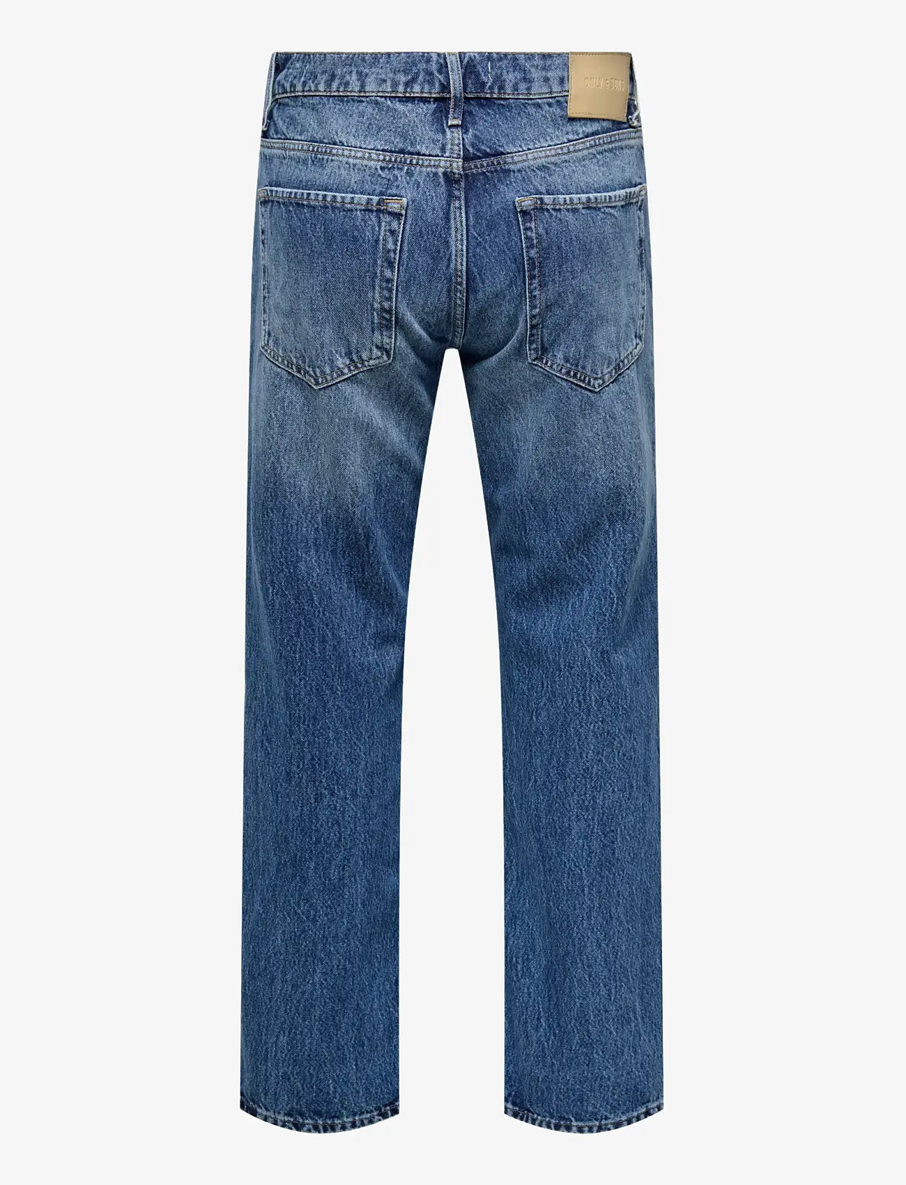 ONLY & SONS - ONSEDGE STRAIGHT MB 4939 AZG DNM NOOS - loose jeans - medium blue denim - 2