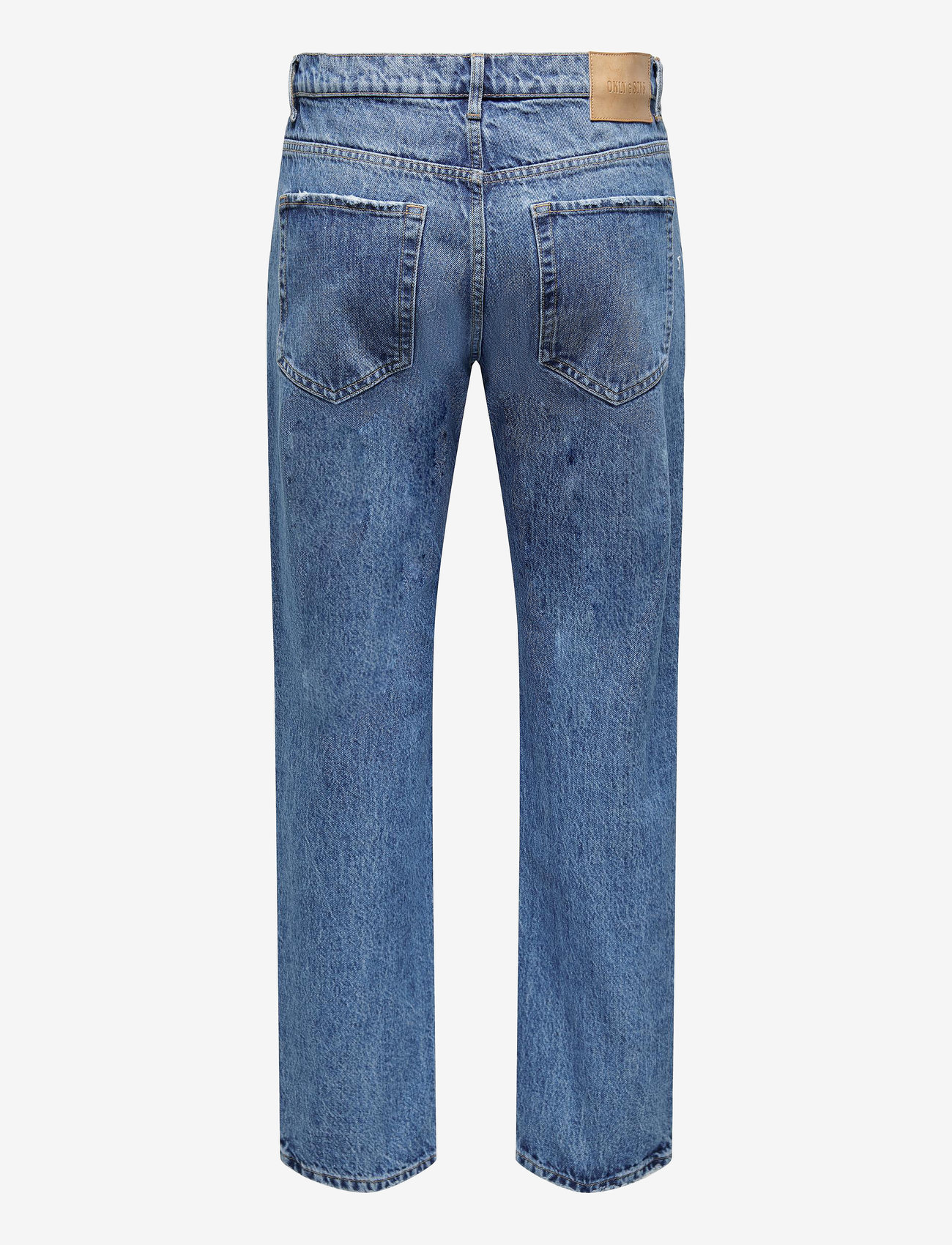 ONLY & SONS - ONSEDGE LOOSE MID. BLUE 4939 JEANS - loose jeans - medium blue denim - 1