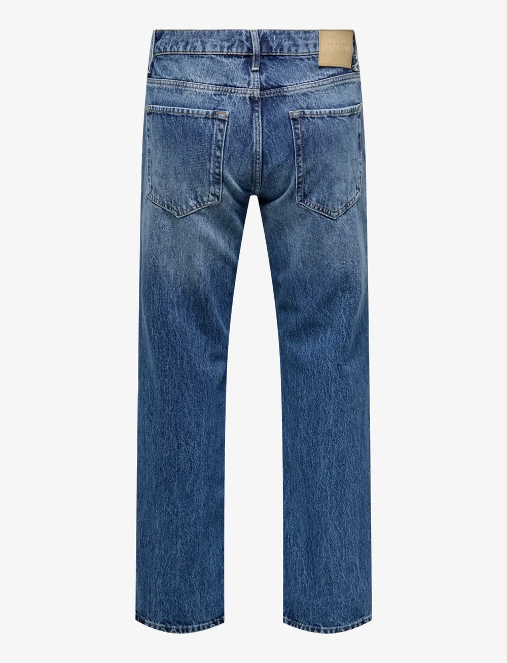 ONLY & SONS - ONSEDGE STRAIGHT MB 4939 AZG DNM NOOS - loose jeans - medium blue denim - 2