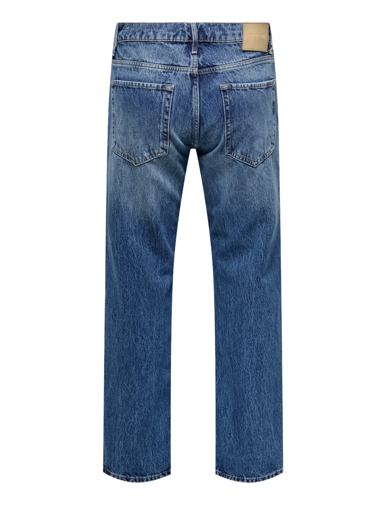 ONLY & SONS - ONSEDGE STRAIGHT MB 4939 AZG DNM NOOS - loose jeans - medium blue denim - 2