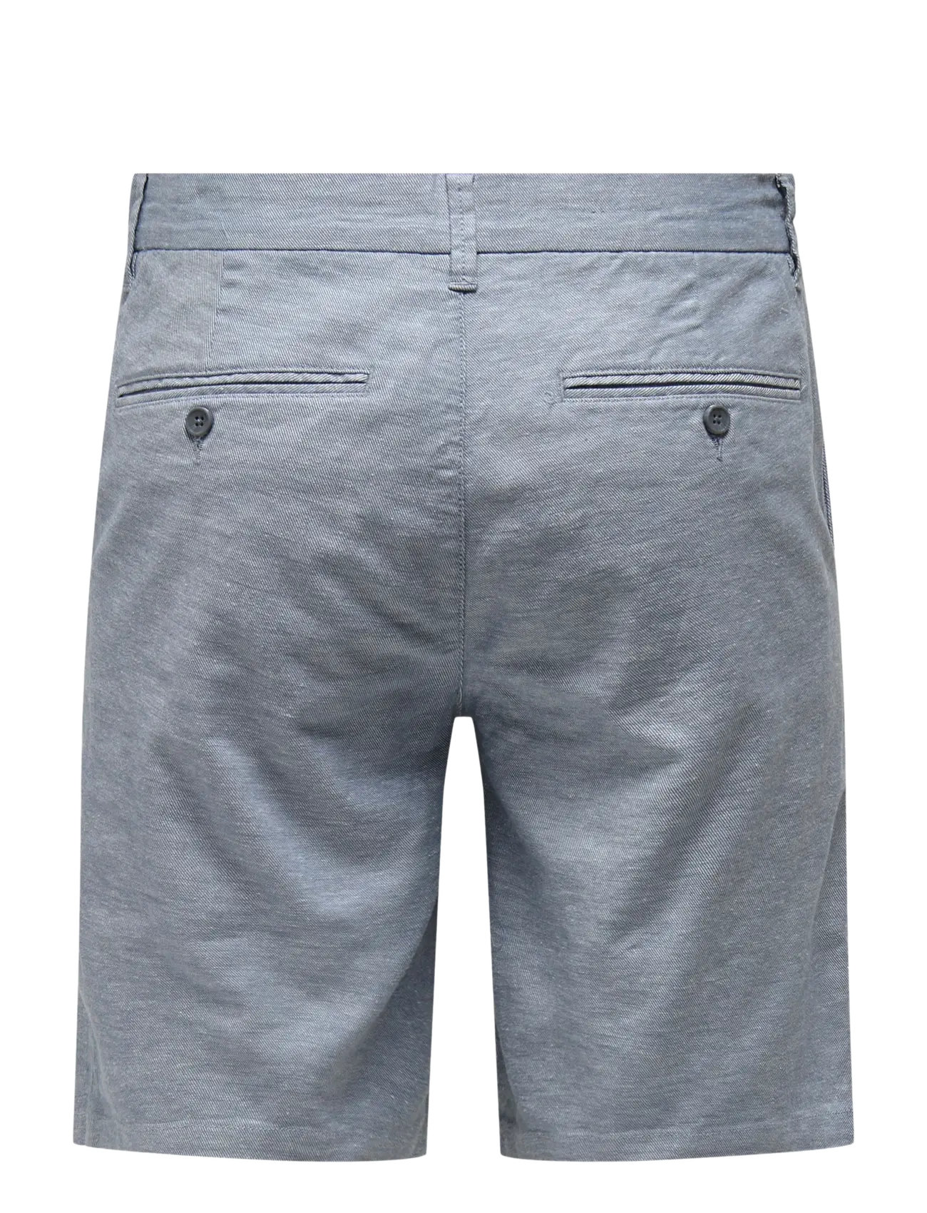 ONLY & SONS - ONSMARK 0011 COTTON LINEN SHORTS NOOS - leinen-shorts - flint stone - 2