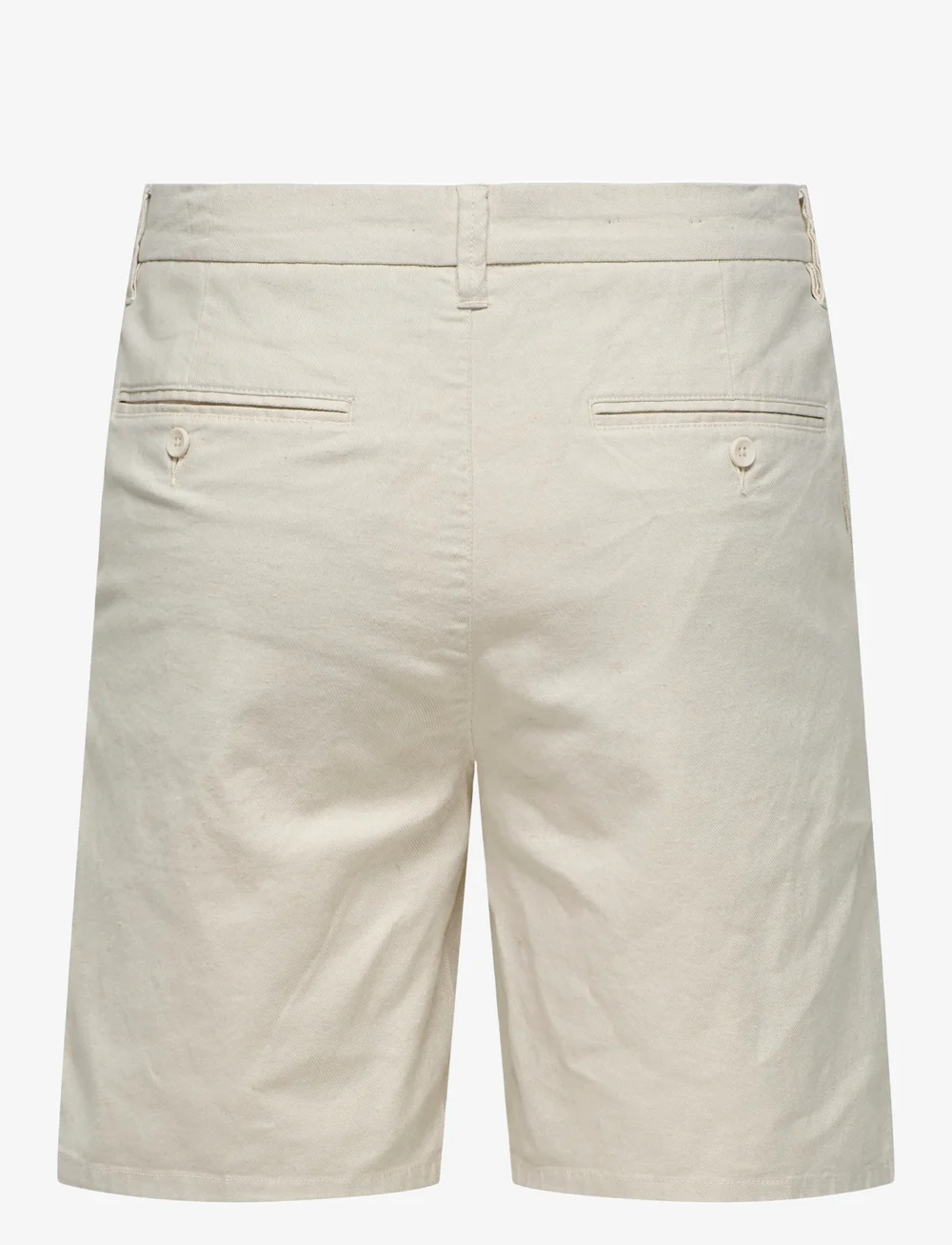 ONLY & SONS - ONSMARK 0011 COTTON LINEN SHORTS NOOS - leinen-shorts - silver lining - 2