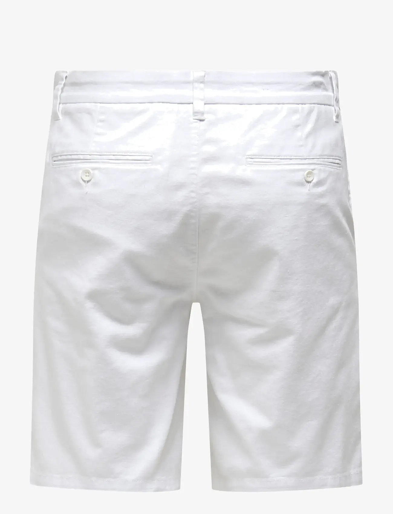ONLY & SONS - ONSMARK 0011 COTTON LINEN SHORTS NOOS - hørshorts - white - 2