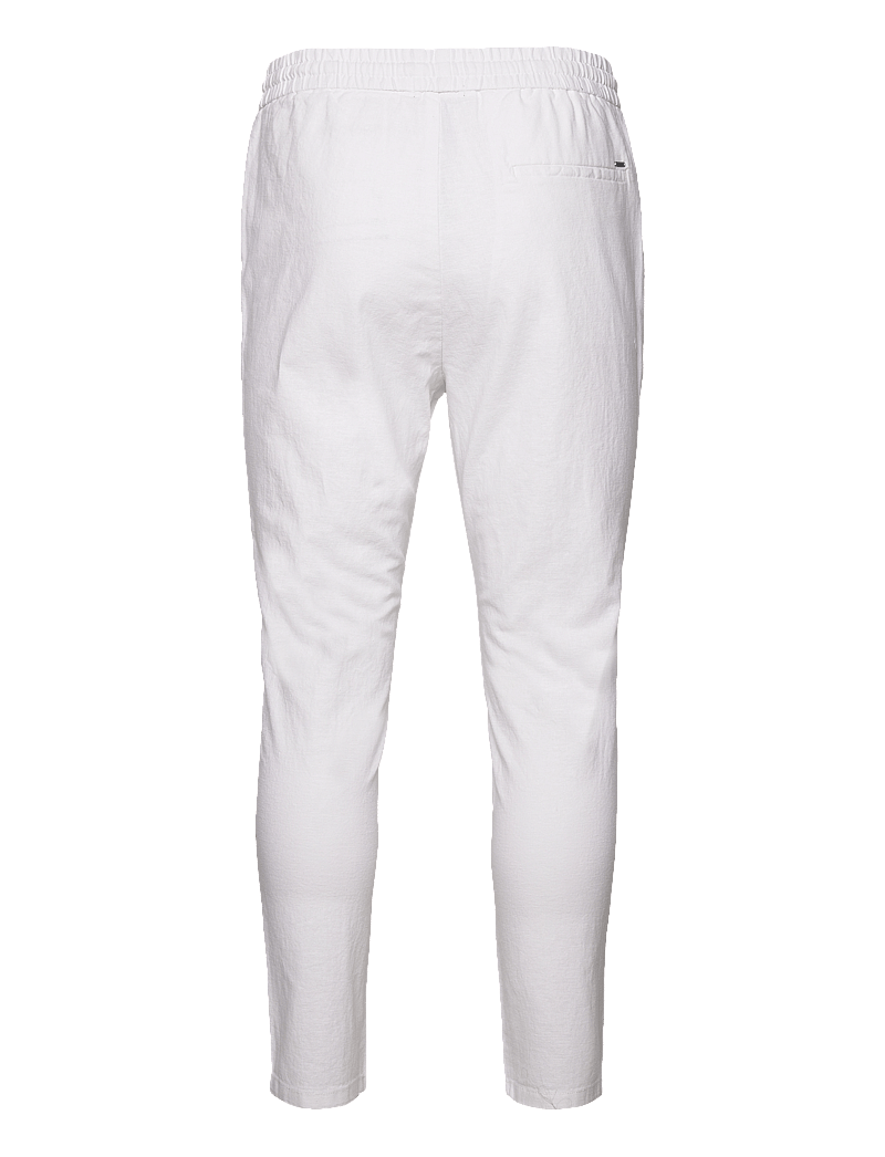 ONLY & SONS - ONSLINUS CROP 0007 COT LIN PNT NOOS - leinenhosen - bright white - 2