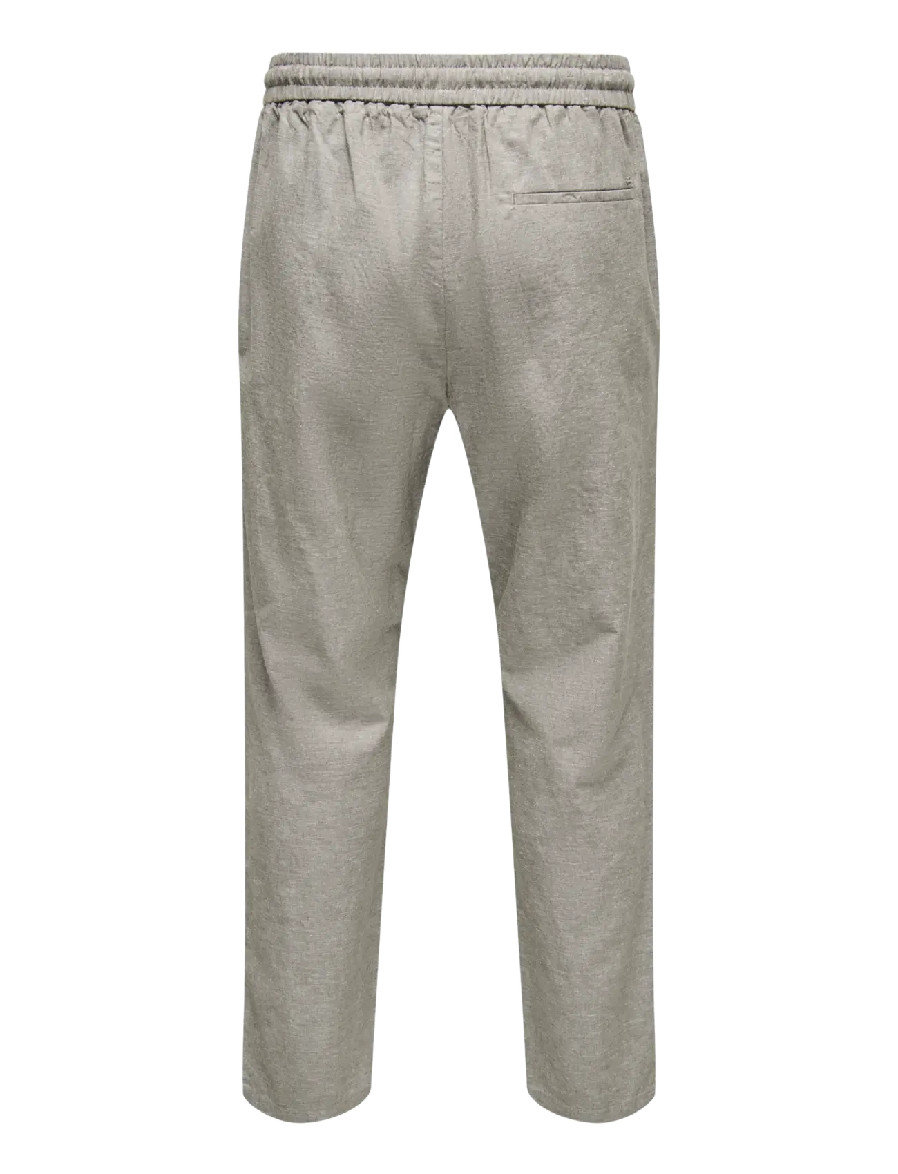ONLY & SONS - ONSLINUS CROP 0007 COT LIN PNT NOOS - linnebyxor - bungee cord - 2