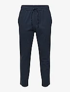 ONSLINUS CROP 0007 COT LIN PNT NOOS - DARK NAVY