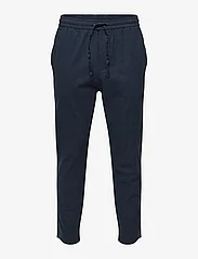 ONLY & SONS - ONSLINUS CROP 0007 COT LIN PNT NOOS - casual trousers - dark navy - 0